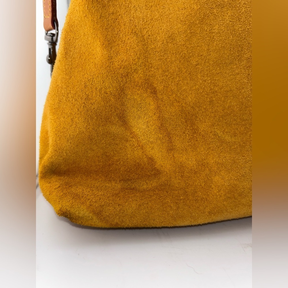Dooney And Bourke Leather Shoulder Bag, Handbag Mustard - Picture 8 of 16